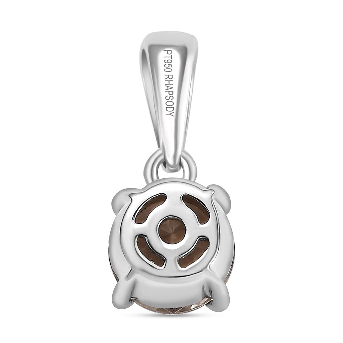 RHAPSODY 950 Platinum  AAAA Turkizite Solitaire Pendant 1.02 Ct 7954272 5