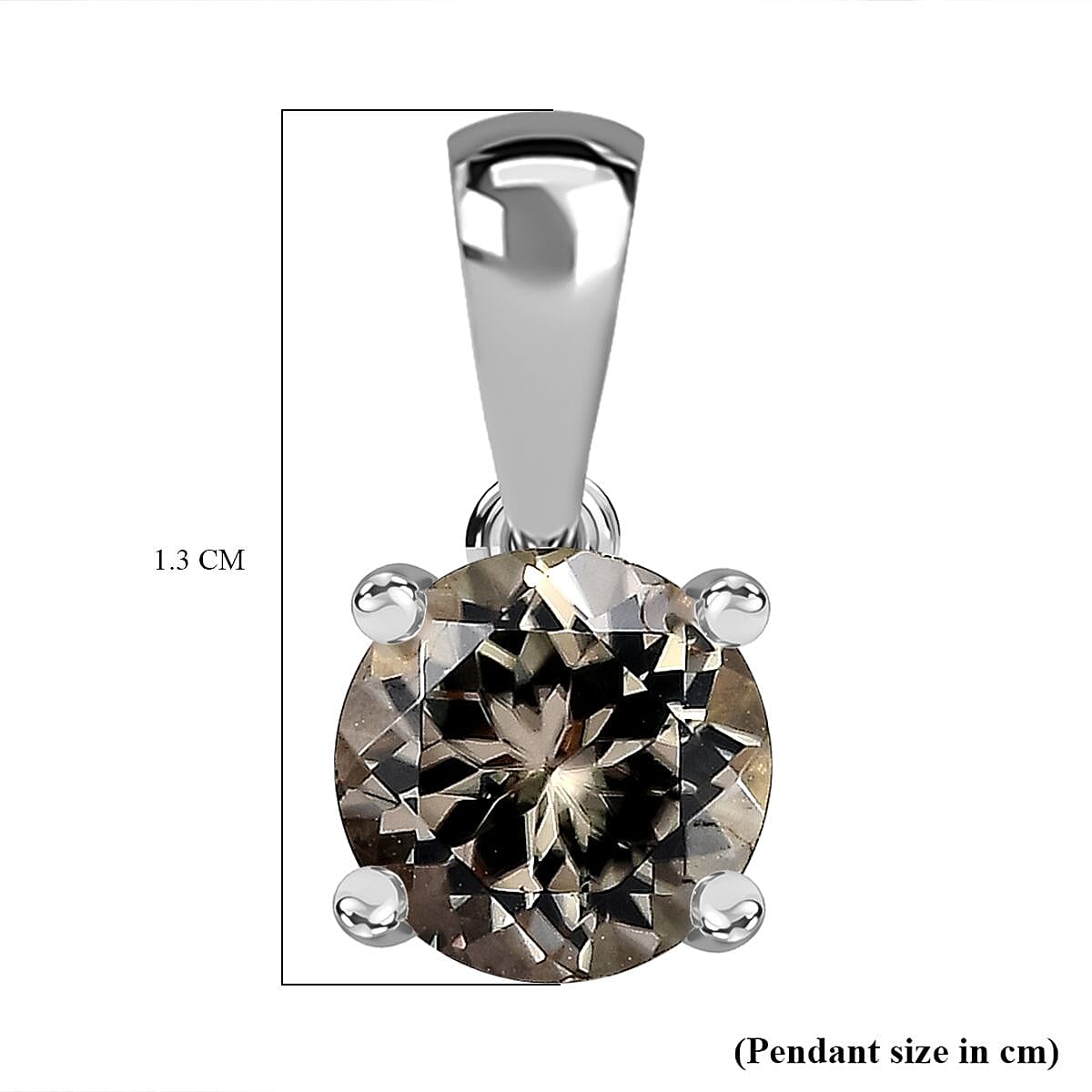 RHAPSODY 950 Platinum  AAAA Turkizite Solitaire Pendant 1.02 Ct 7954272 6