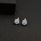 Luxuriant Diamond - 950 Platinum SGL Certified Lab Grown Diamond (VS-E-F) Earring with Screw Back