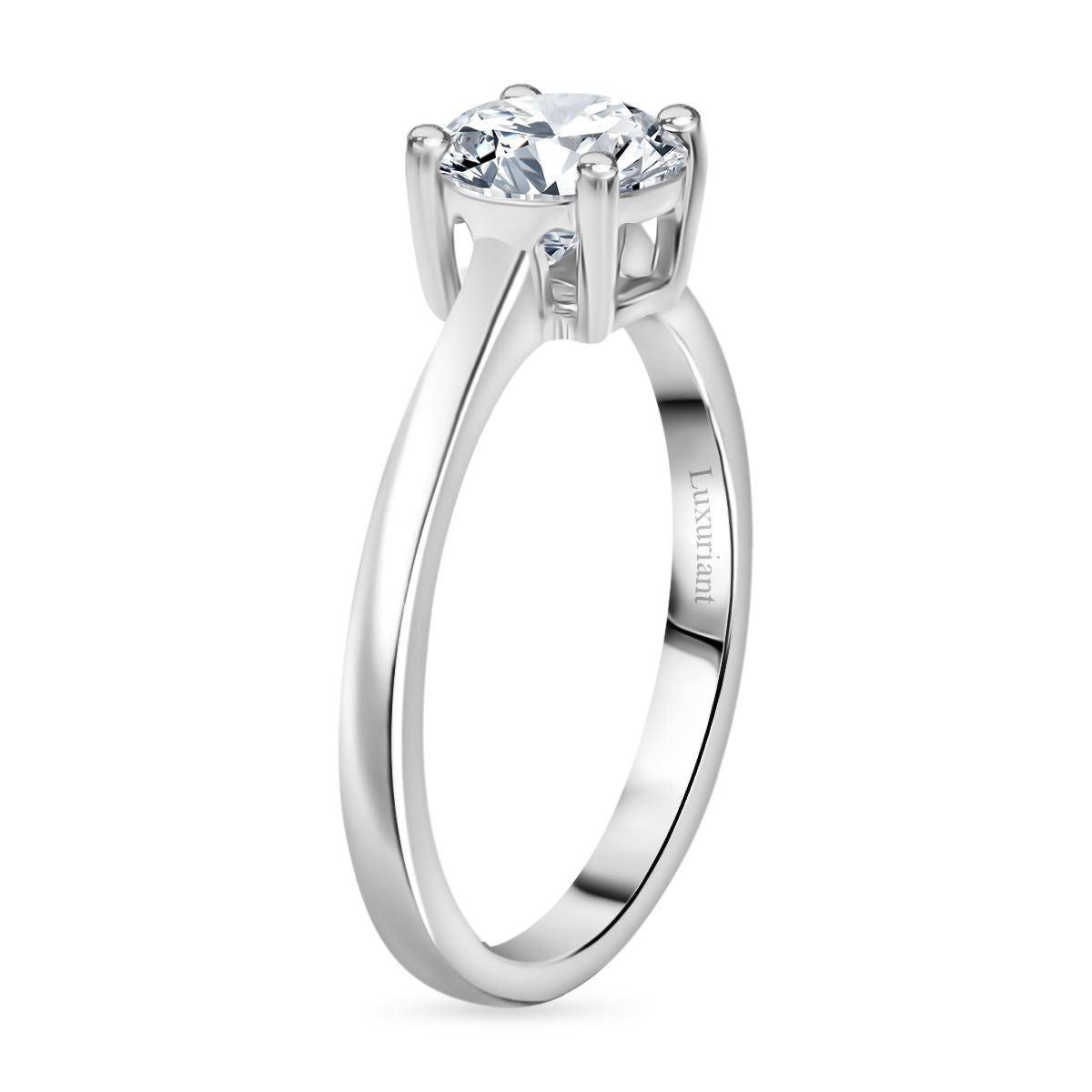 1.Ct Luxuriant - 18K White Gold SGL Certified (VS-E-F) Lab Grown Diamond Solitaire Ring 1.00 Ct. V32500872 4