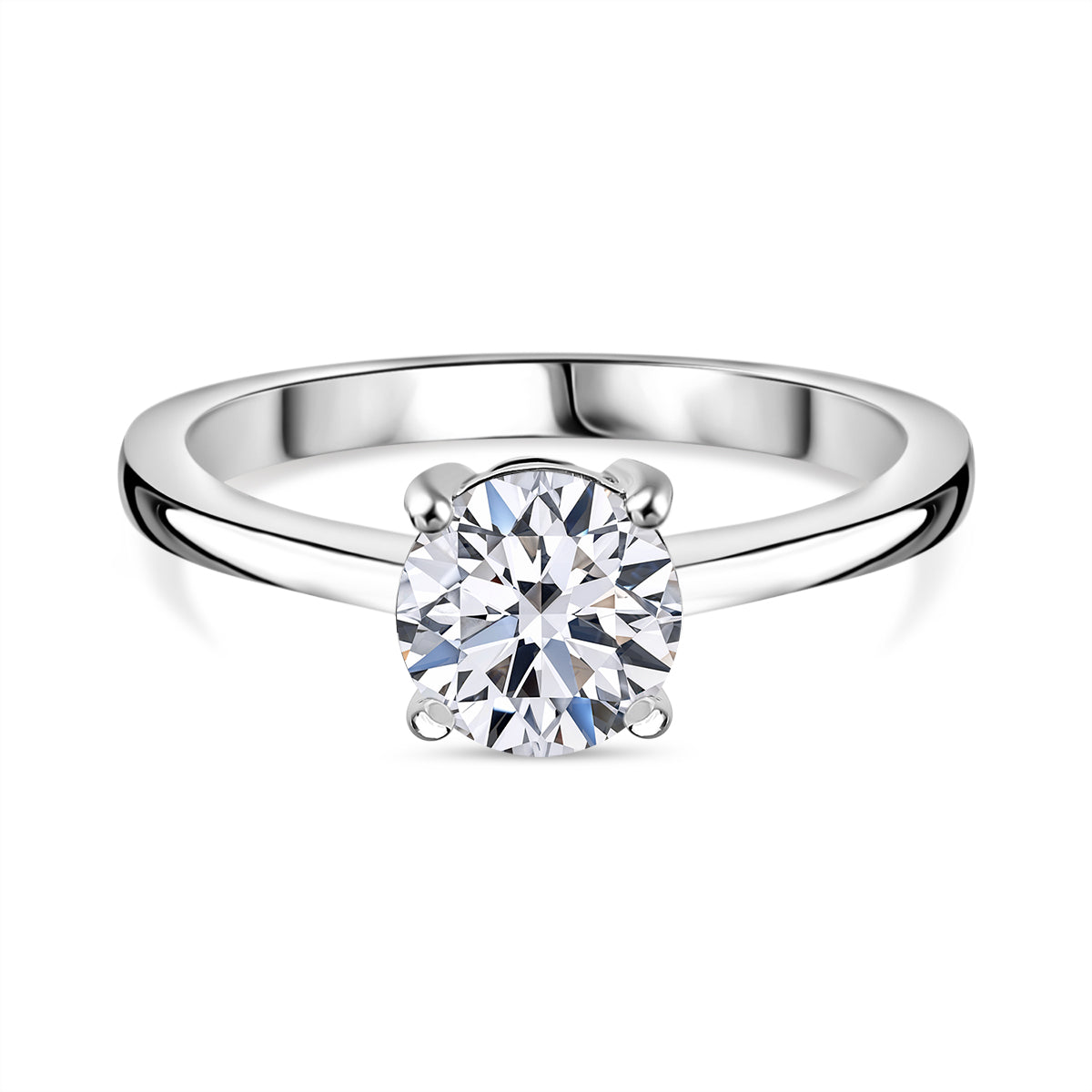 LUXURIANT 950 Platinum SGL Certified Lab Grown Diamond (VS-E/F) Solitaire Ring 1.02 Ct 7956289 0