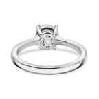 Luxuriant - 950 Platinum SGL Certified Lab Grown Diamond (VS/EF) Solitaire Ring 1.02 Ct, Platinum Wt. 3.84 Gms._7956289_4