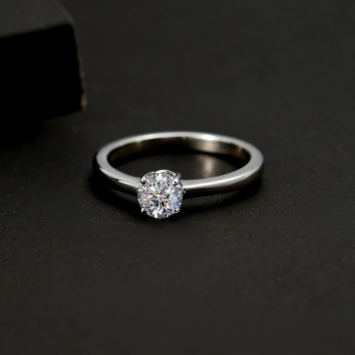 LUXURIANT 950 Platinum Lab Grown Diamond (VS-E/F) Solitaire Ring, Platinum Wt. 4.22 Gms 7957858 2