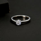 Luxuriant - 950 Platinum SGL Certified Lab Grown Diamond (VS/EF) Solitaire Ring 0.50 Ct, Platinum Wt. 3.70 Gms_7957860_1