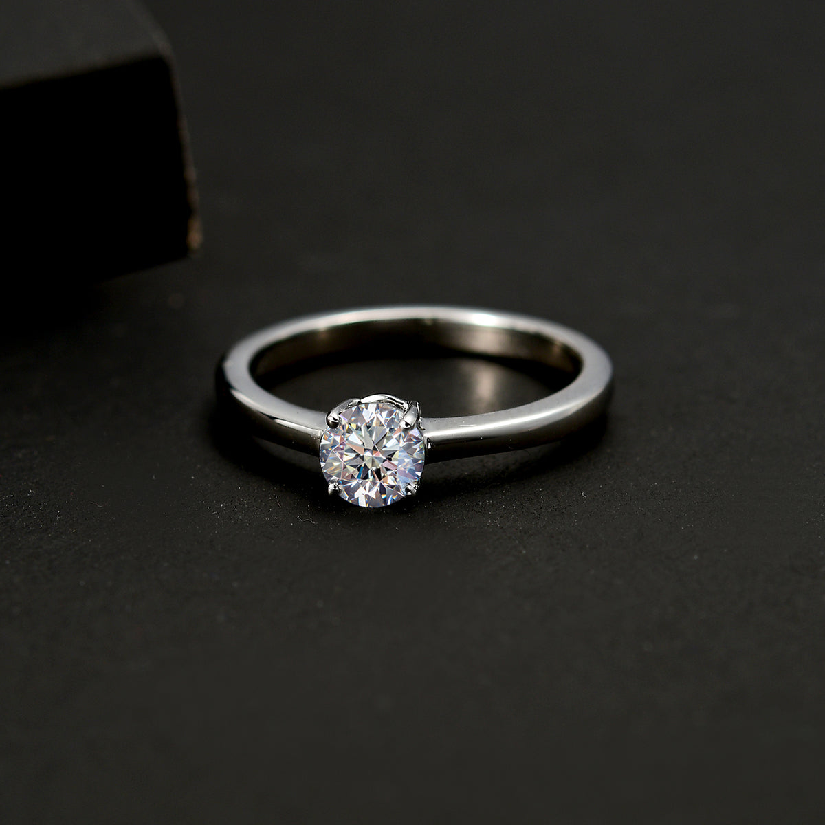 LUXURIANT 950 Platinum Lab Grown Diamond (VS-E/F) Solitaire Ring, Platinum Wt. 4.22 Gms V32530259 2