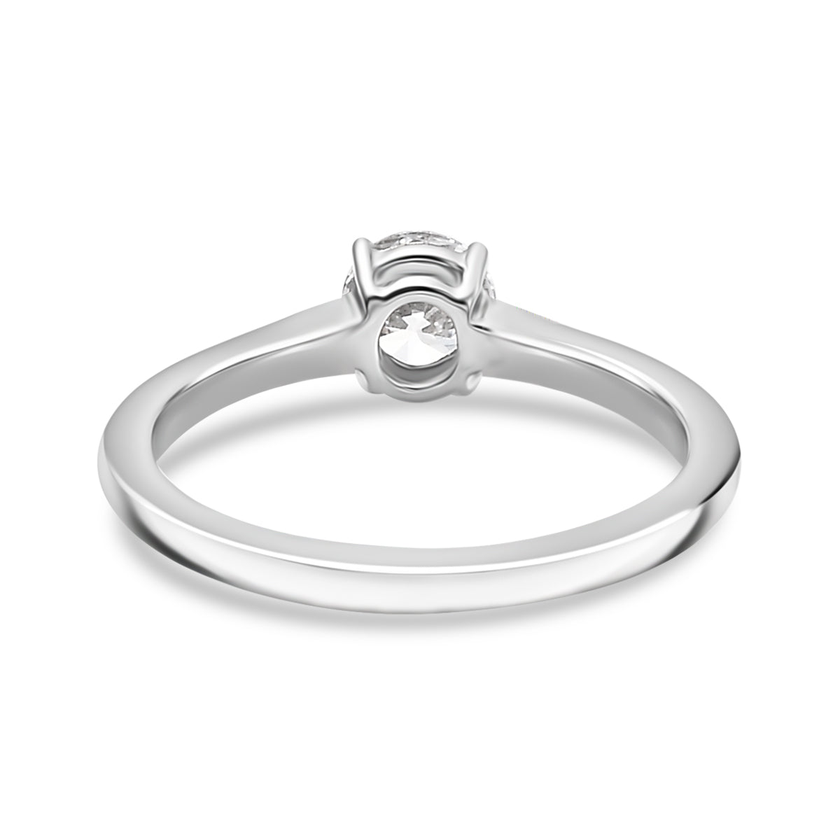 LUXURIANT 950 Platinum Lab Grown Diamond (VS-E/F) Solitaire Ring, Platinum Wt. 4.22 Gms V32530259 5