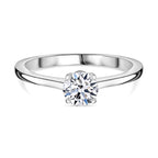 Luxuriant - 9K White Gold SGL Certified Lab Grown Diamond (VS/EF) Solitaire Ring 0.50 Ct._7957867