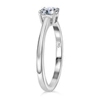 Luxuriant - 9K White Gold SGL Certified Lab Grown Diamond (VS/EF) Solitaire Ring 0.50 Ct._7957870_3