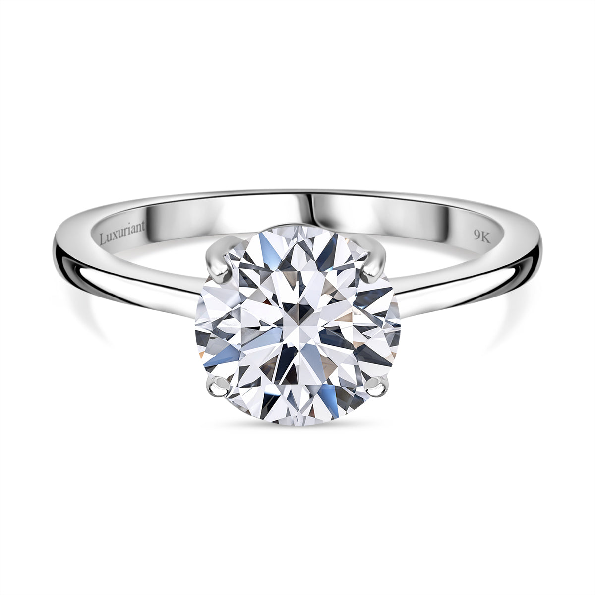 LUXURIANT 1.5 Ct. Lab Grown Diamond Solitaire Ring in 950 Platinum, SGL Certified V32569626 0