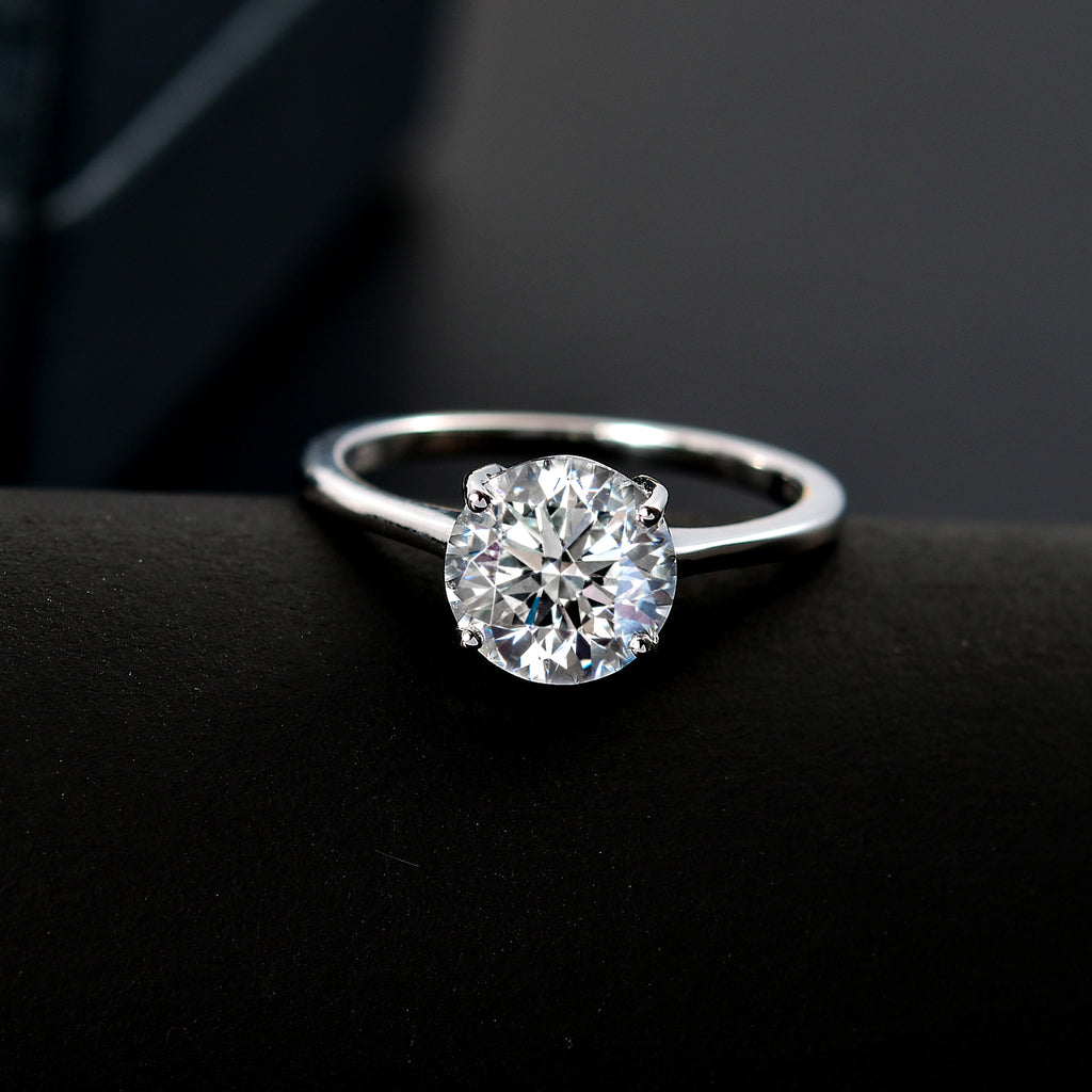 Luxuriant - 950 Platinum IGI Certified Lab Grown Diamond (VS-E/F) Solitaire Ring 1.50 Ct._7957875_1