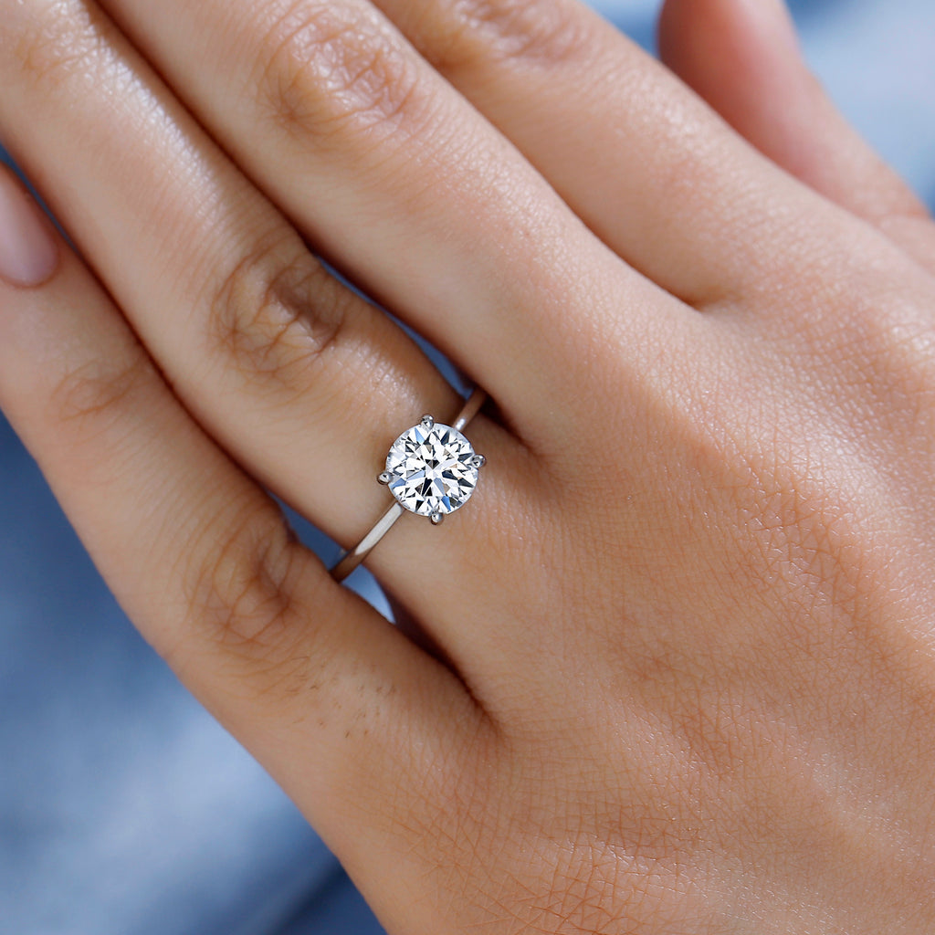 Luxuriant - 950 Platinum IGI Certified Lab Grown Diamond (VS-E/F) Solitaire Ring 1.50 Ct._7957875_2