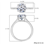 Luxuriant - 950 Platinum IGI Certified Lab Grown Diamond (VS-E/F) Solitaire Ring 1.50 Ct._7957875_5