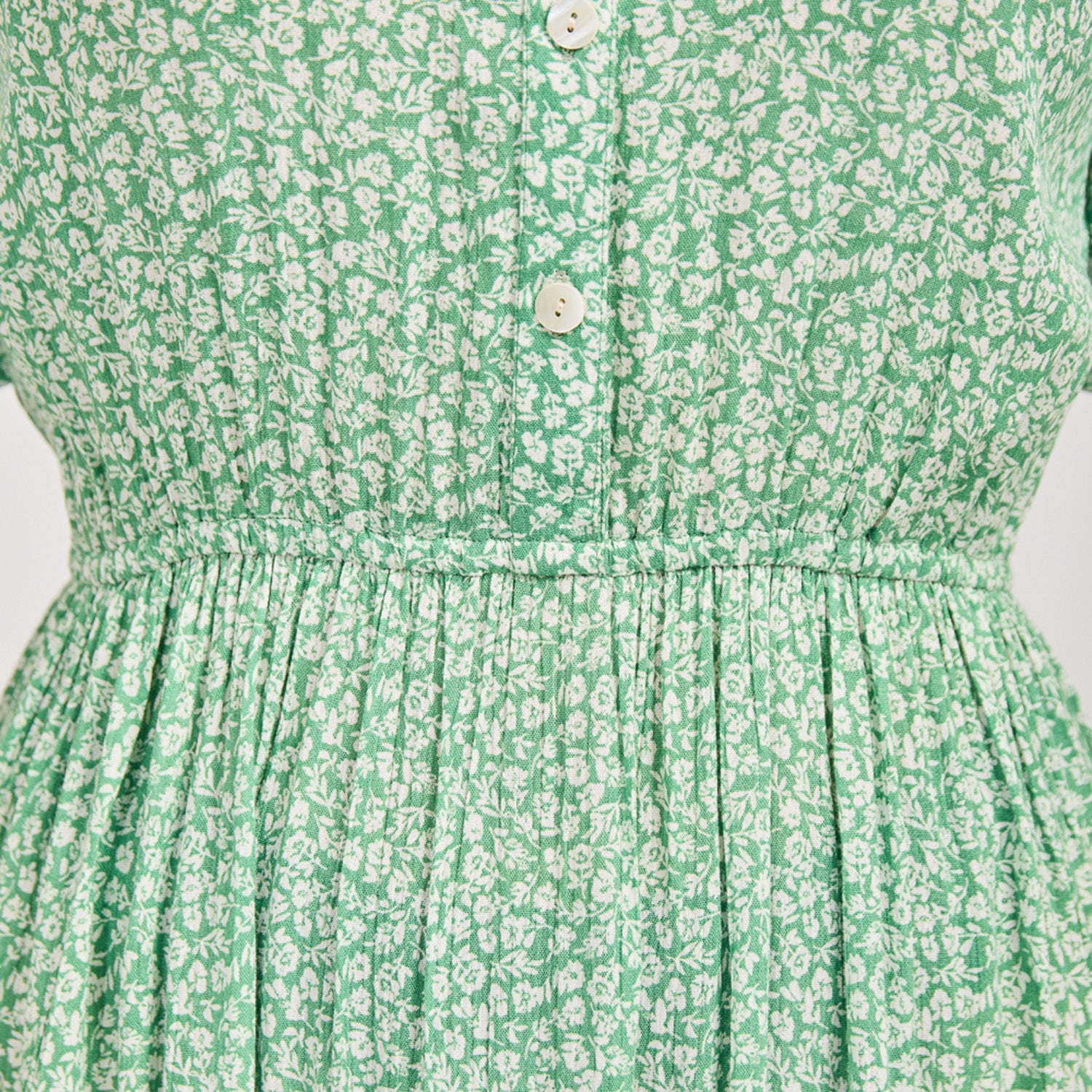 Nabella Ditsy Flower Print Midi Dress with Tiered Skirt V32515660 5