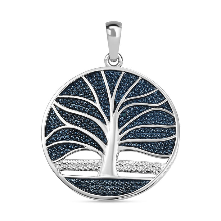 EverTrue - Blue Diamond Tree Of Life Pendant 7963751 1