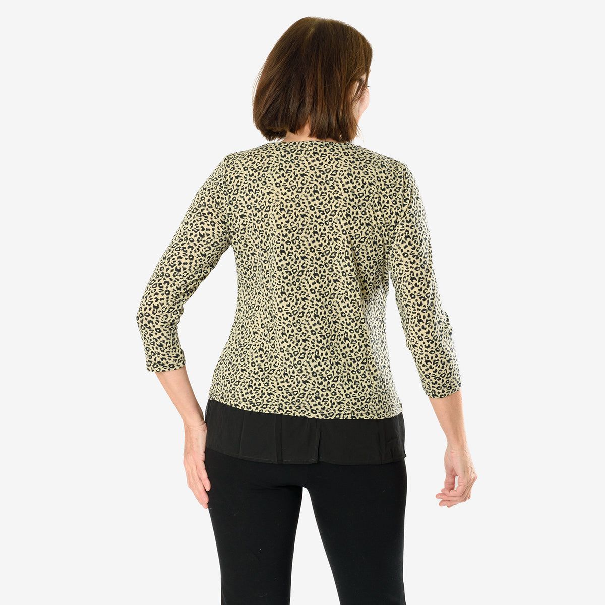 Auburn Animal Print Top (Size 16 to 18)  - Beige V32553953 3