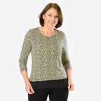 Auburn Animal Print Top (Size 12 to 14)  - Beige_7966050_1