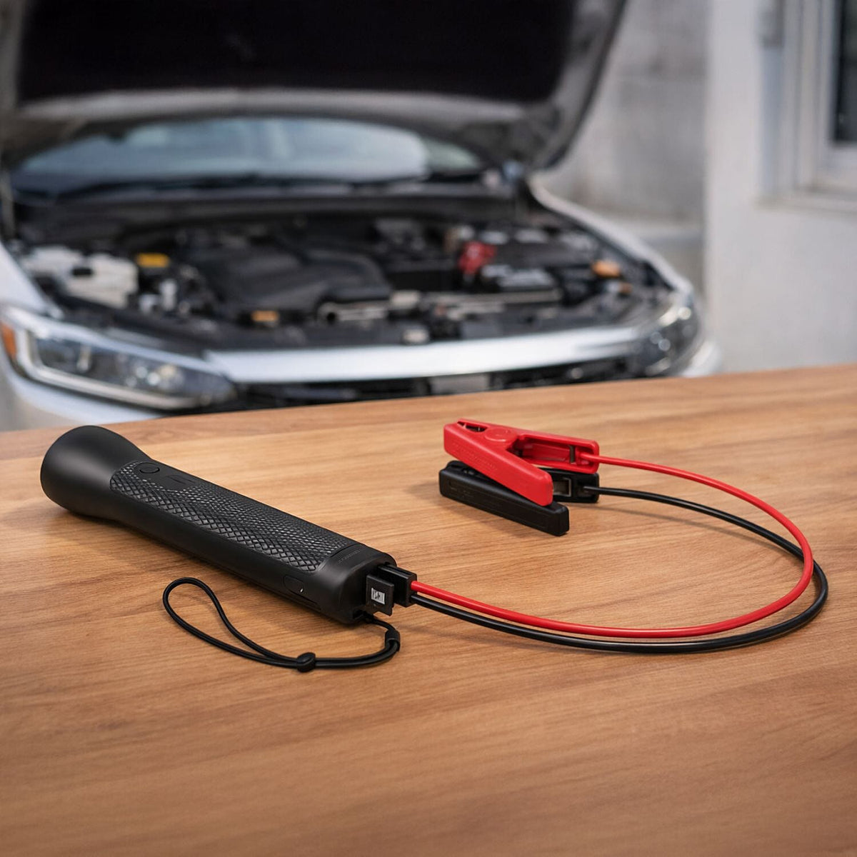 MOPHIE Powerstation Go Rugged Jump Starter &amp; Portable Charger - 9,900mAh, USB A-C, 3.7v Internal Battery 7966953 0