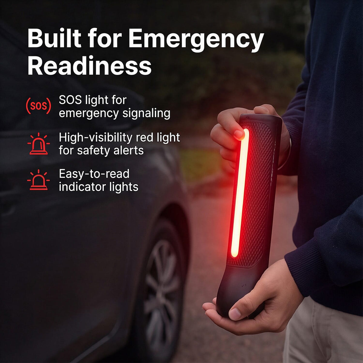 MOPHIE Powerstation Go Rugged Jump Starter &amp; Portable Charger - 9,900mAh, USB A-C, 3.7v Internal Battery 7966953 4