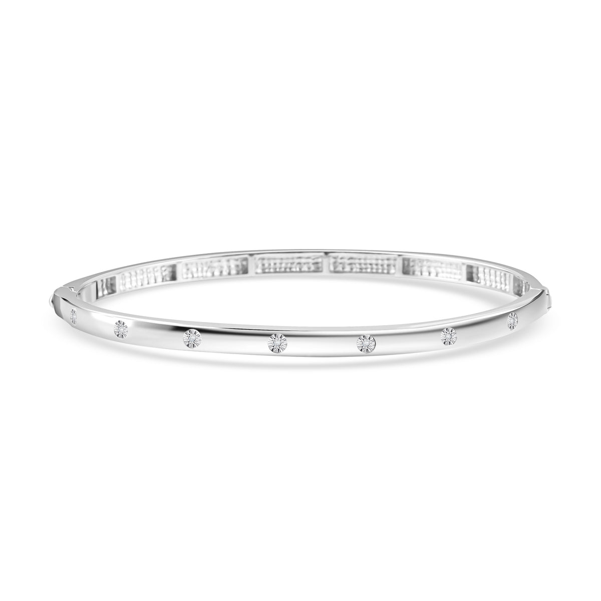 Mega Closeout Deal - Black Diamond Bangle (Size 7.5) V32627341 0