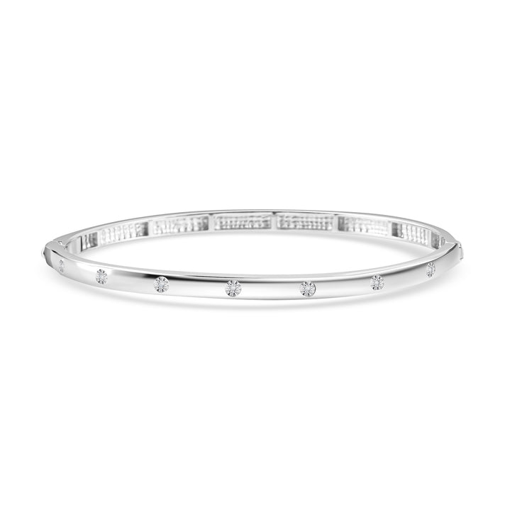Mega Closeout Deal - Black Diamond Bangle (Size 7.5) 7967484 1