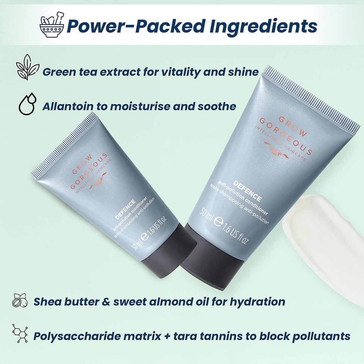 Grow Gorgeous Defence Anti-Pollution Conditioner - 50ml 7967656 2