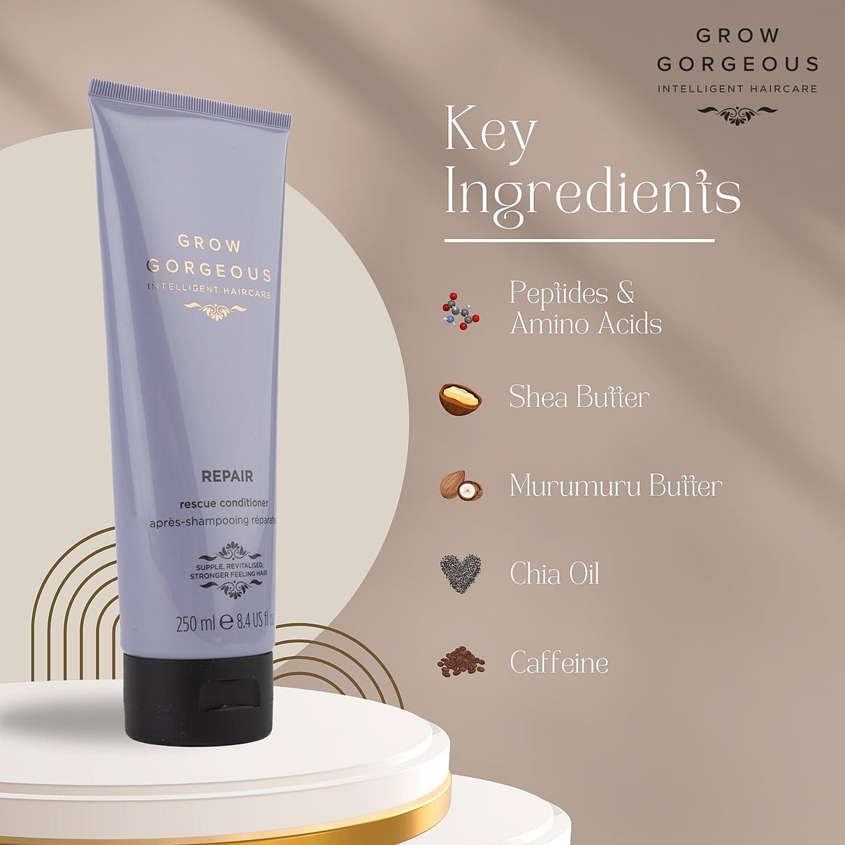 Grow Gorgeous Repair Rescue Conditioner â€“ 250ml 7967663 2