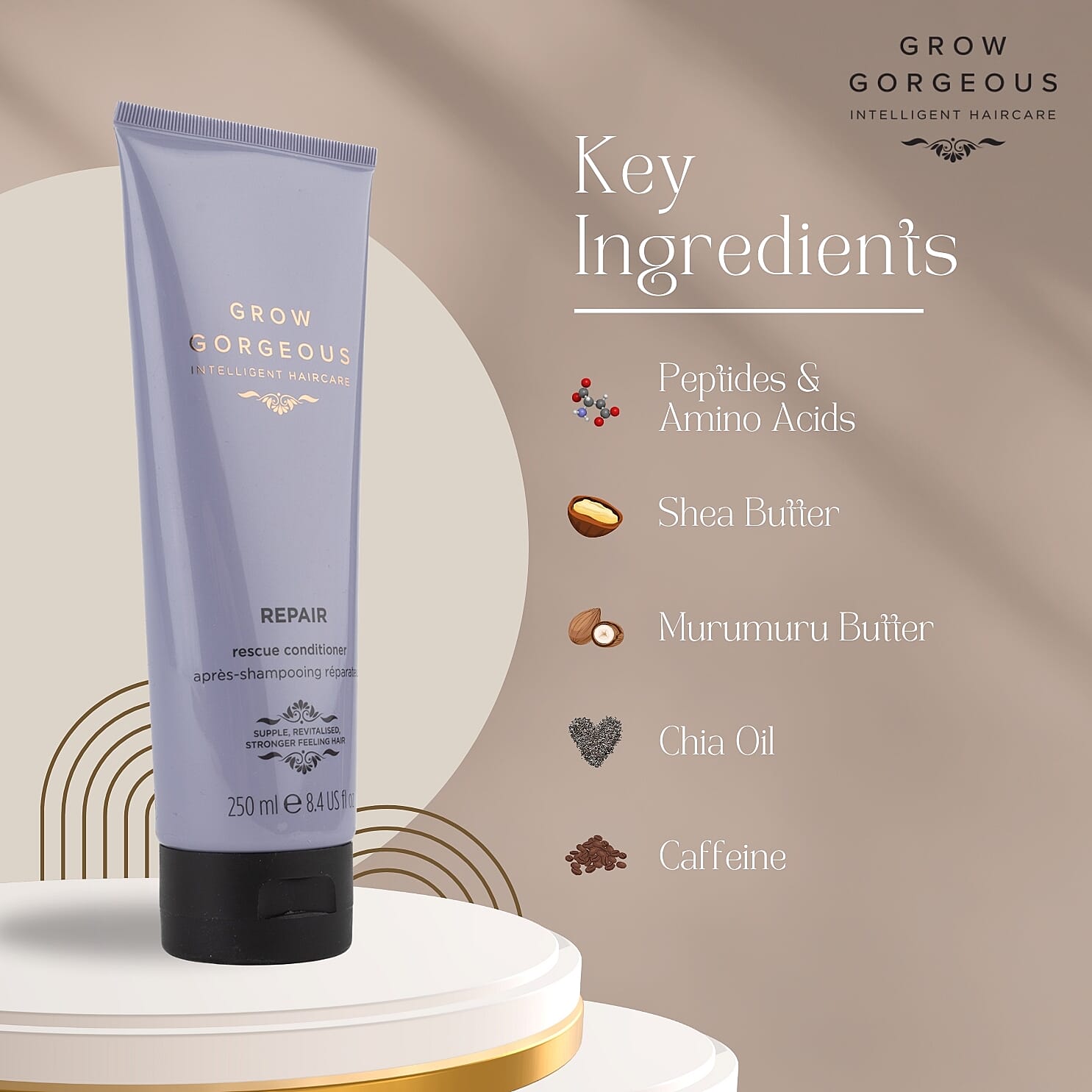 Grow Gorgeous Repair Rescue Conditioner â€“ 250ml 7967663 2