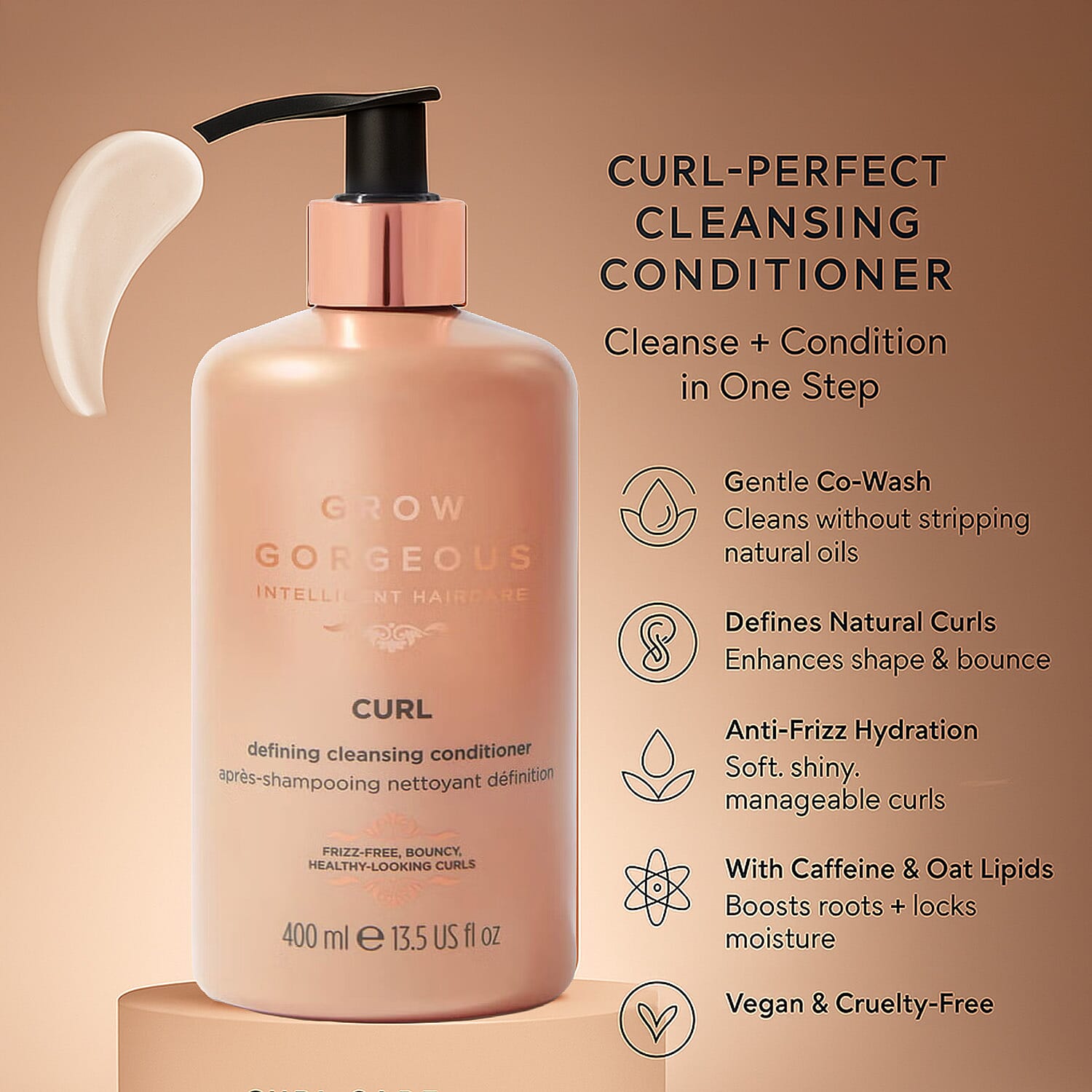 Grow Gorgeous Curl Cleansing Conditioner 400ml 7967668 1