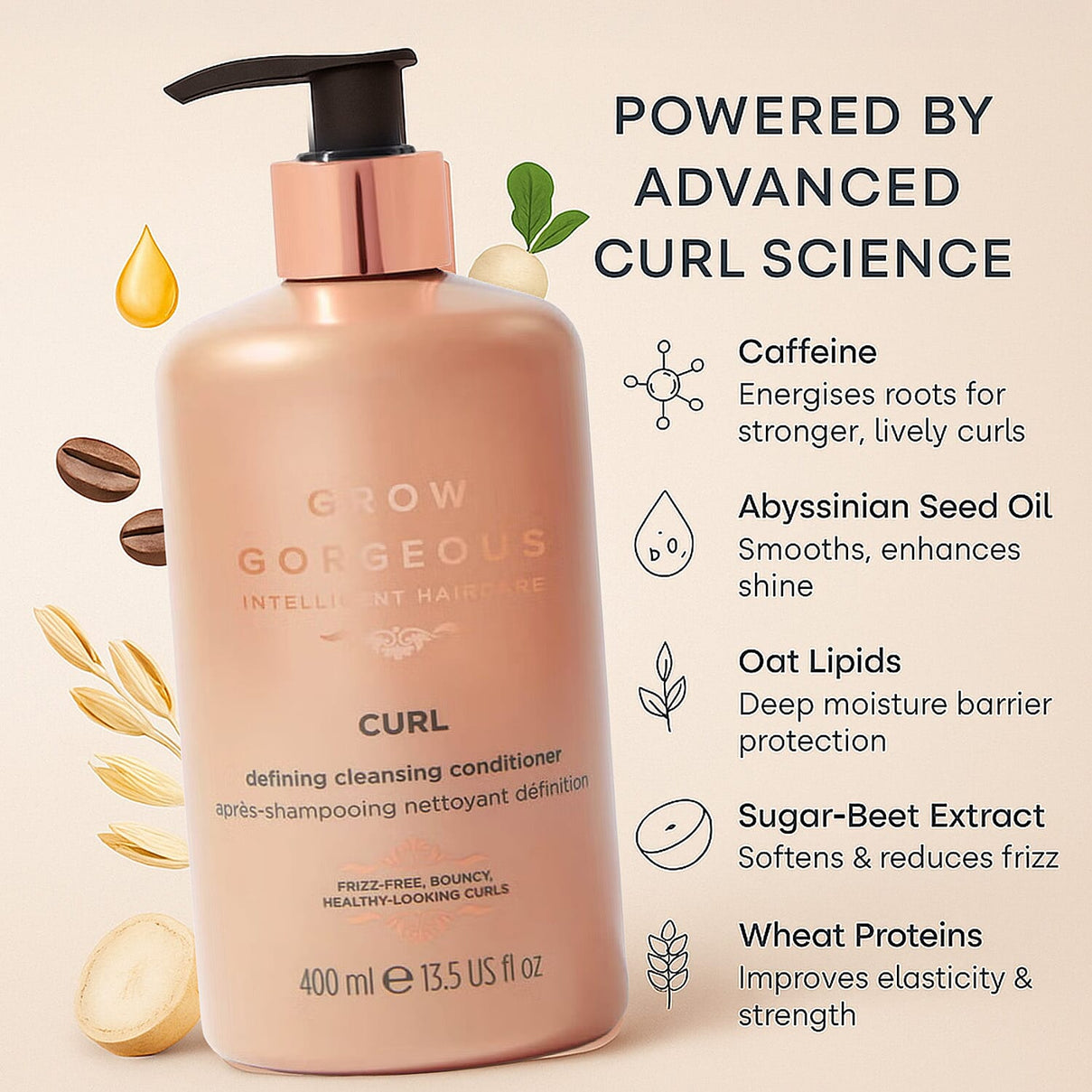 Grow Gorgeous Curl Cleansing Conditioner 400ml 7967668 2