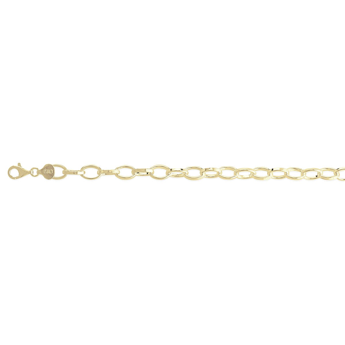 Yellow Gold Plated Sterling Silver Rolo Chain - 20inch 7969332 0