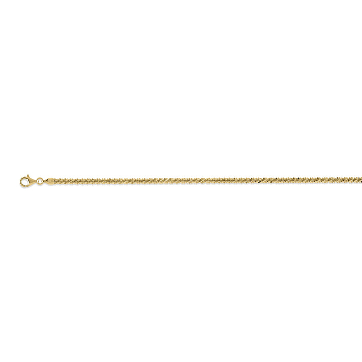 Sterling Silver Diamond-Cut Rock Bracelet (Size - 7.5) With Lobster Clasp 7969483 1