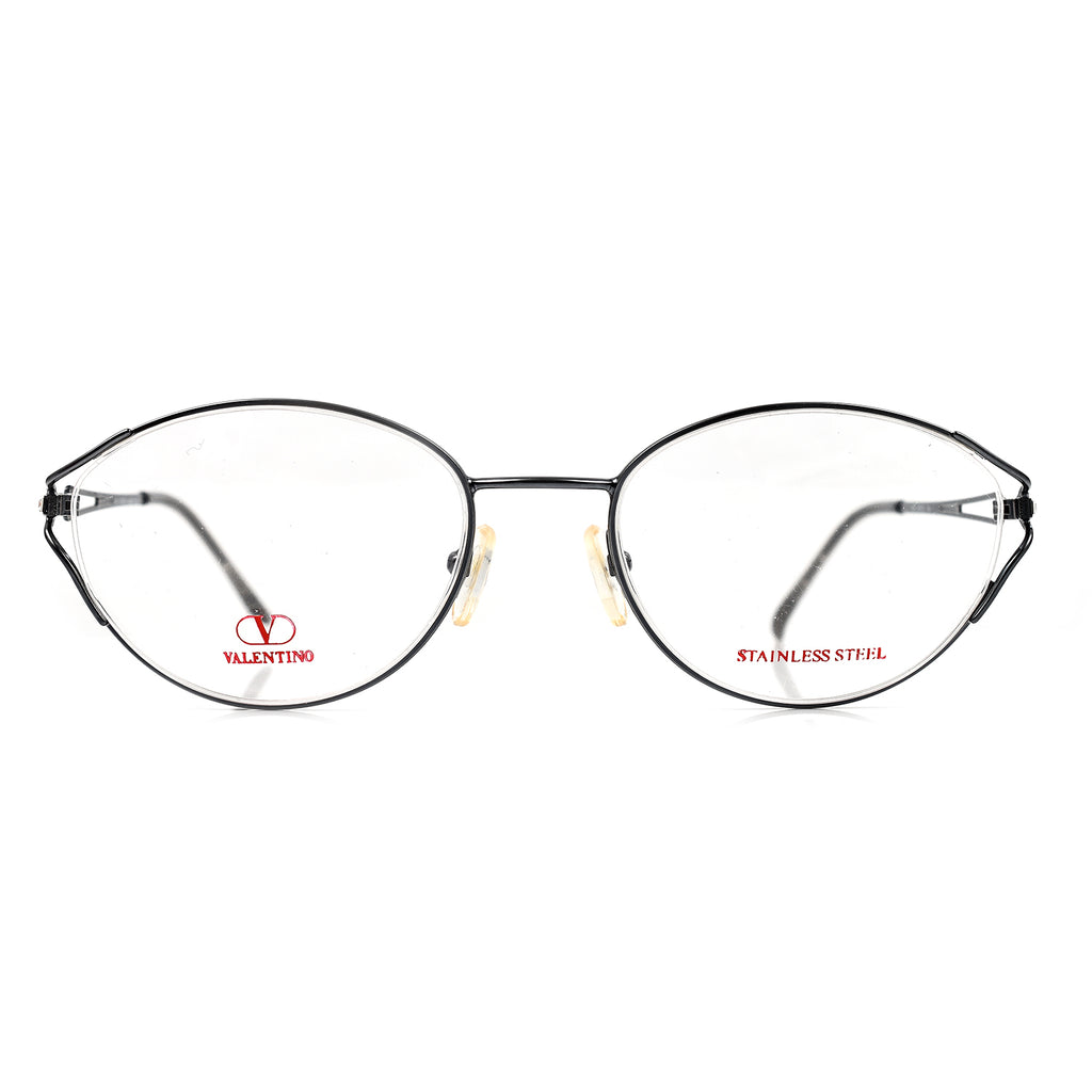 Designer Closeout - VALENTINO Readers (Power 3.5) - Gunmetal_7969556
