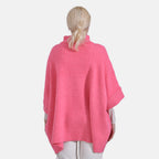 Tamsy Turtle-Neck Half Sleeves Jumper (Size - One Size) - Pink_7970079_1