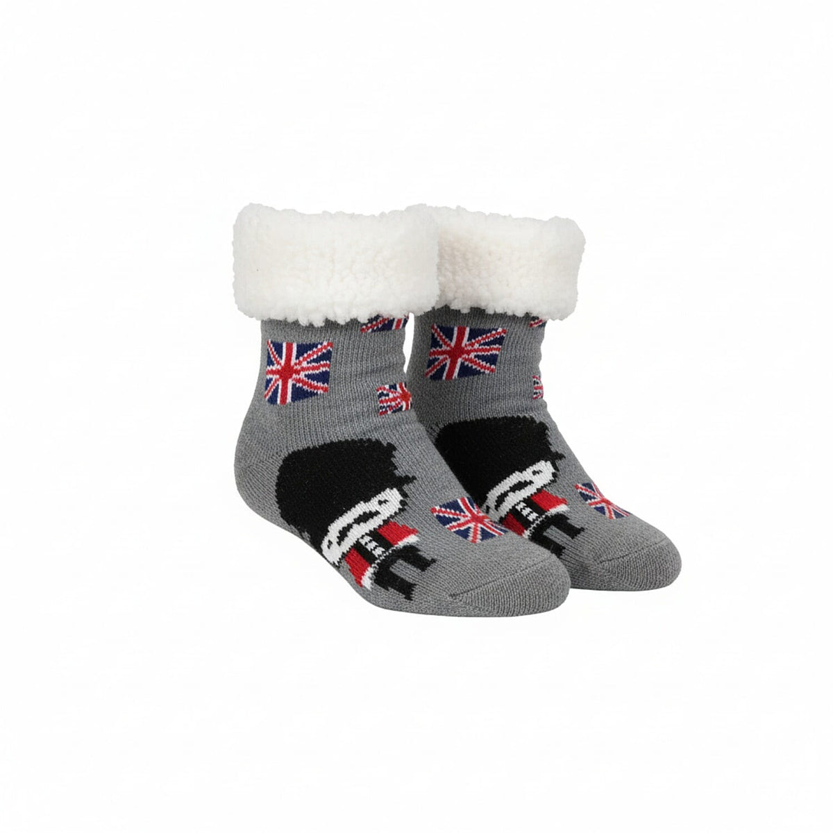 Winter Essential Deal- Cosy Sherpa Socks- Grey 7970268 0