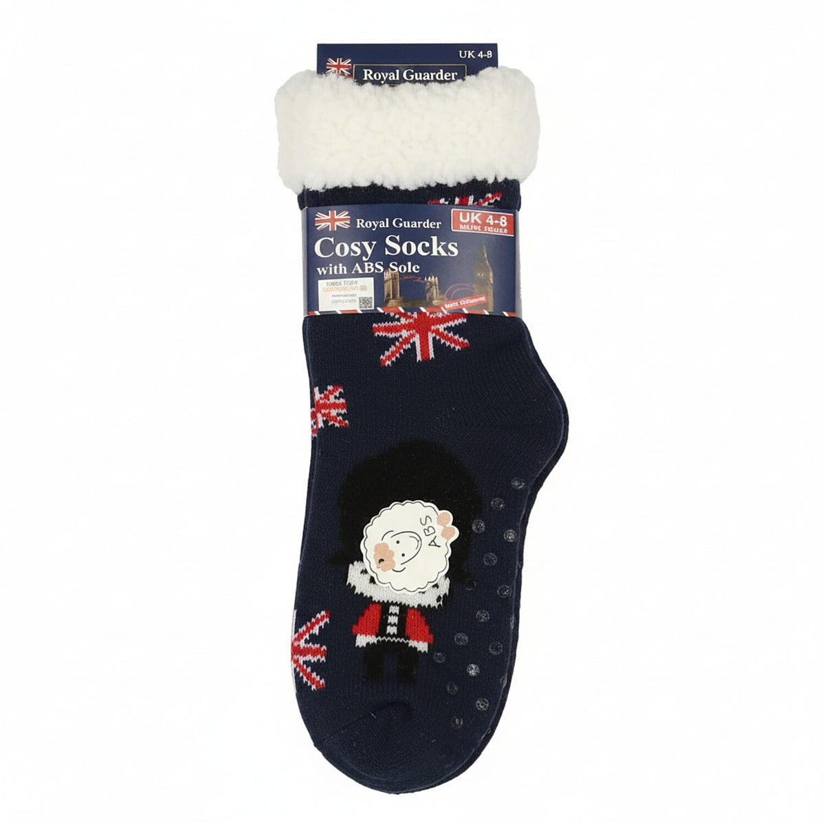 Winter Essential Deal- Cosy Sherpa Socks- Navy 7970271 0