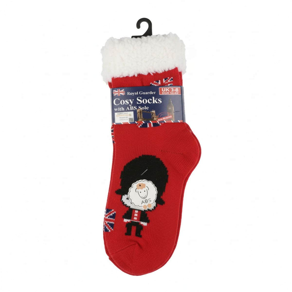 Winter Essential Deal- Cosy Sherpa Socks- Red 7970272 0