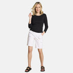 Emreco Relaxed Fit 3/4 Sleeve Crew Neck Classic Top (Size 20) - Black_7972607_1