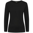 Emreco Relaxed Fit 3/4 Sleeve Crew Neck Classic Top (Size 20) - Black_7972607_2