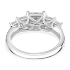RADIANTA Moissanite - GRA Certified D-VVS1 Moissanite Ring in Rhodium Overlay Sterling Silver 2.24 Ct._7972772_4