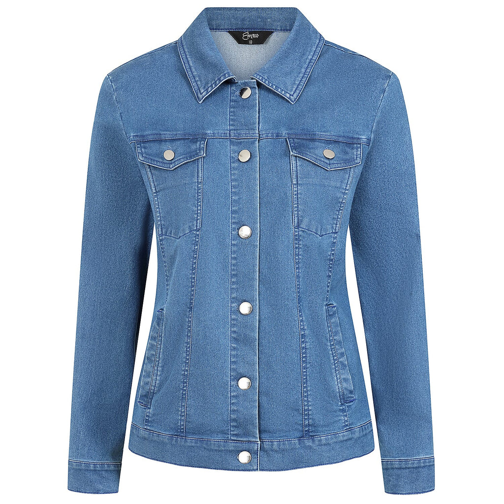 Emreco Classic Denim Jacket (Size 10) - Light Blue_7972793_2