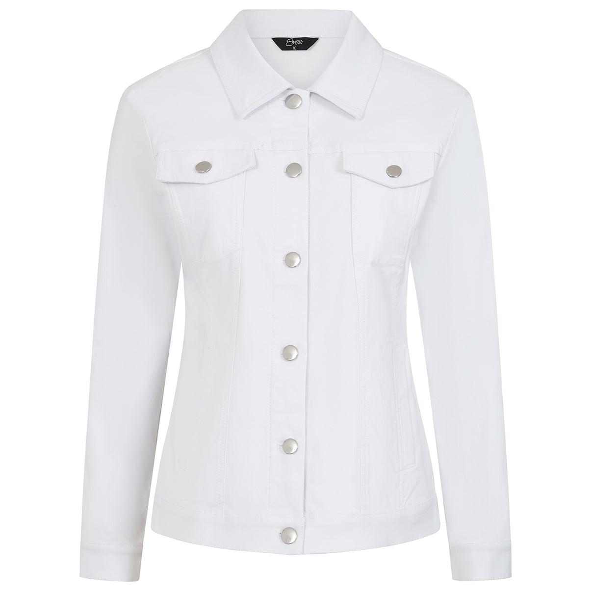 Emreco Jean Style Bengaline Jacket (Size 16) - White 7972822 1