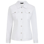Emreco Jean Style Bengaline Jacket (Size 16) - White_7972822_1