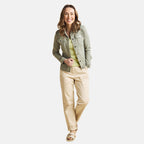 Emreco Stretch Jean-Style Jacket (Size 20) - Soft Almond