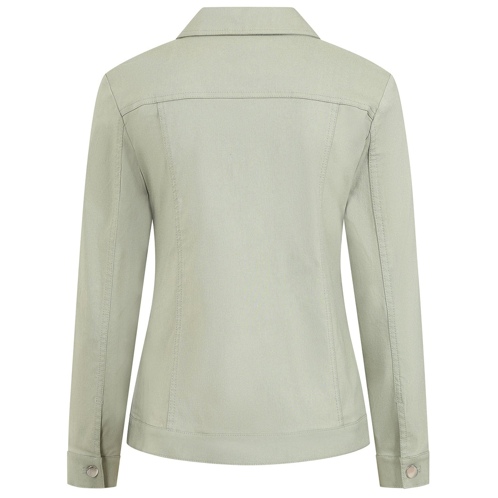 Emreco Stretch Jean-Style Jacket (Size 20) - Soft Almond