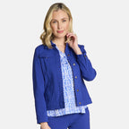 Emreco Bengaline Stretch Jacket (Size 10) - Royal_7972857