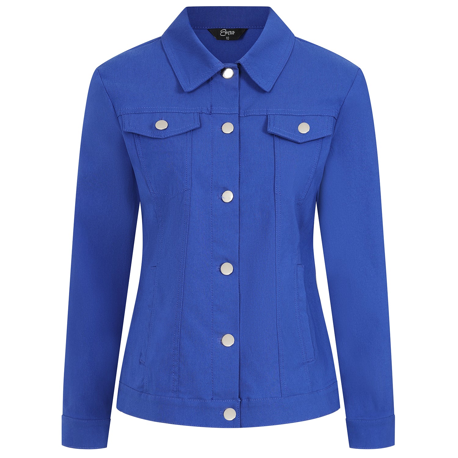Emreco Bengaline Stretch Jacket (Size 10) - Royal 7972857 2