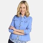 Emreco Jean Style Bengaline Jacket (Size 12) - True Blue_7972862