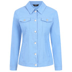 Emreco Jean Style Bengaline Jacket (Size 18) - True Blue_7972866_2