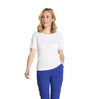 Emreco Casual Short Sleeve Crew Neck T-Shirt (Size 18) - White_7972987_1