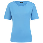 Emreco Casual Short Sleeve Crew Neck T-Shirt (Size 18) - Blue_7973018